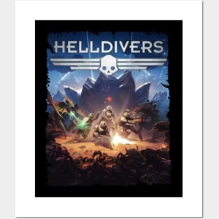 HELLDIVERS 2 BOOTLEG MERCH Posters and Art